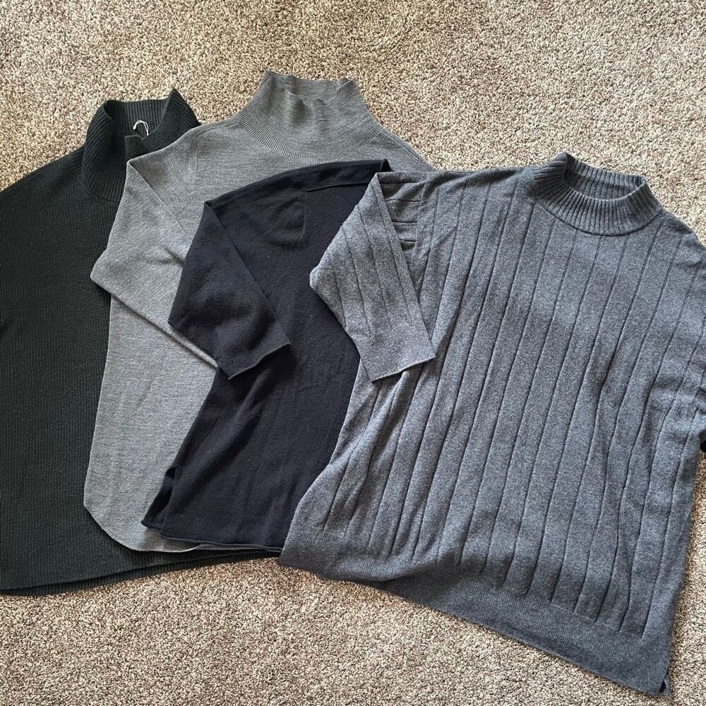 3X Eileen Fisher sweaters - Cashmere and Merino Wool